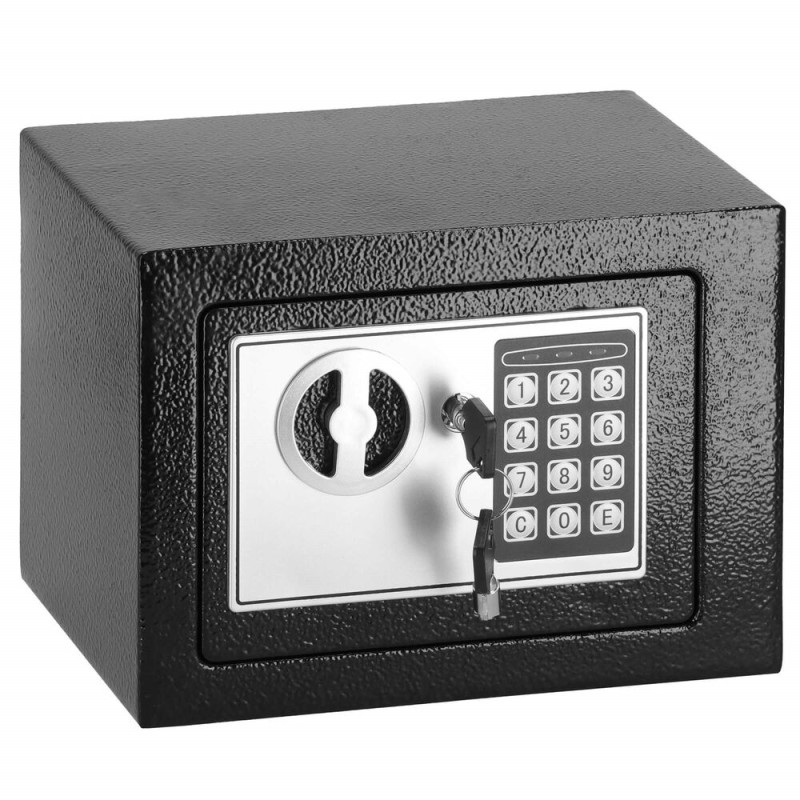 Trezor na peníze 23x17x17 cm SPRINGOS HA5059 černý