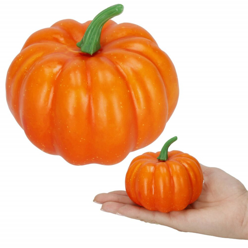 Dekorativní dýně 8,5 cm SPRINGOS HALLOWEEN HA5225 oranžová