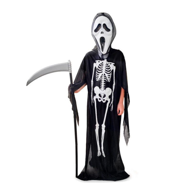 Dětský halloweenský kostým smrtky SPRINGOS HA7599 černý