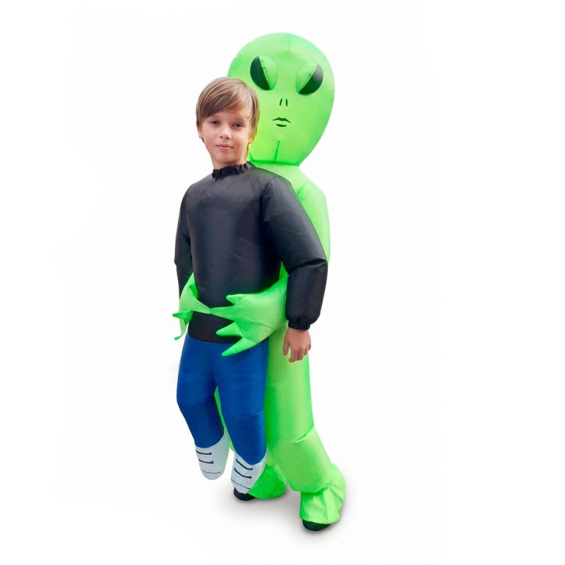 Dětský halloweenský kostým mimozemšťana nafukovací SPRINGOS HA7593