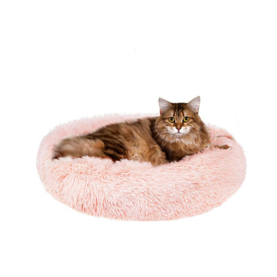 Pelíšek pro psa  kočku 80 cm,  světle růžový SPRINGOS ROYAL