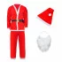 Vánoční kostým Santa Claus 5 dílný, vel. dospělí