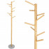Elegantní bambusový věšák s 8 háčky na pověšení oblečení. Výška 182 cm, stabilní mramorová základna, patrové uspořádání háčků. Výborný do bytu, kanceláře nebo provozovny obchodu.