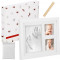Fotorámeček s hlínou + 2 fotky, 28x23 cm, bílý SPRINGOS PF0027