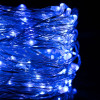 LED řetěz Nano - 10m, 100LED, 8 funkcí, IP44, modrá