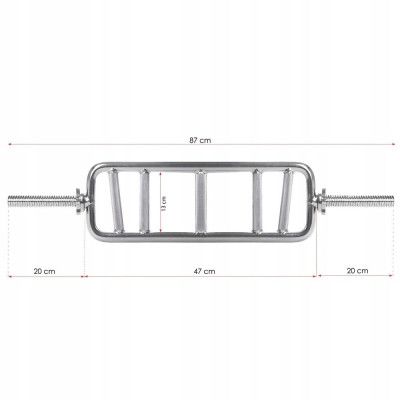 Vzpěračská tyč 87 cm  25 mm TRICEPS SPRINGOS