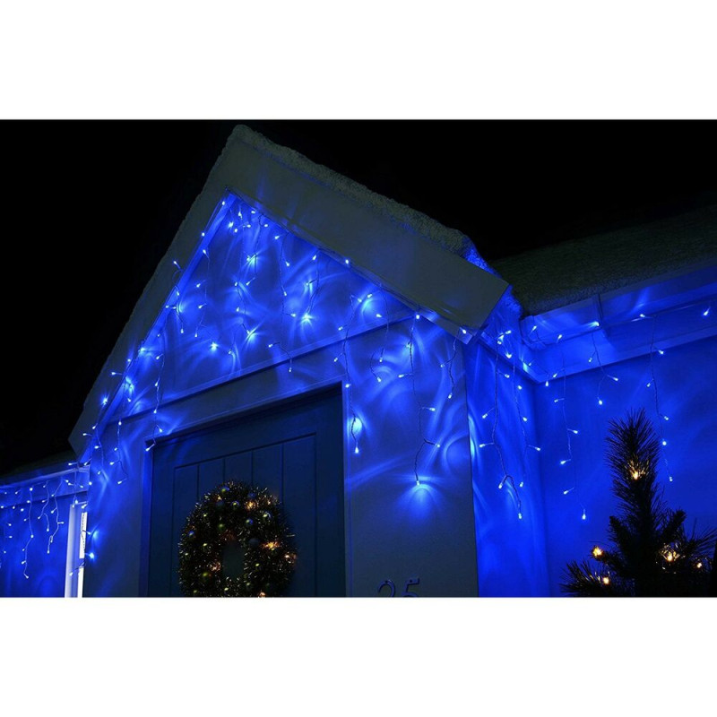 LED krápníky - 10,5m, 200LED, 8 funkcí, IP44, modrá LED krápníky - 10,5m, 200LED, 8 funkcí, IP44, modrá