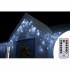 LED krápníky - 14,5m, 300LED, 8 funkcí, ovladač, IP44, studená bílá