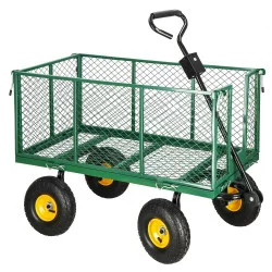 Zahradní vozík 400 kg, zelený SPRINGOS GA0011