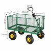 Zahradní vozík 400 kg, zelený SPRINGOS GA0011