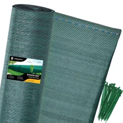 Stínící tkanina 150cm x 10m, 90% zastínění, zelená SPRINGOS SN0045