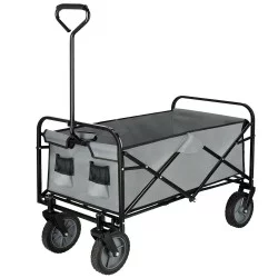 Skládací vozík 80 kg, šedý SPRINGOS GA0015