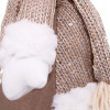 Vánoční sněhulák nastavitelný 50-75 cm, béžovo-hnědý