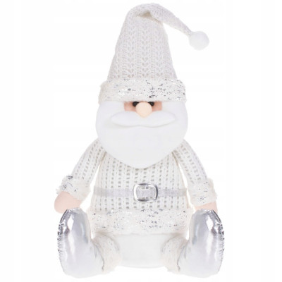 Vánoční Santa Claus 43 cm, bílý