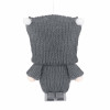 Skřítek GNOM s tmavě šedou čepicí 8 cm