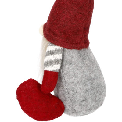 Skřítek GNOM červenou čepicí 26 cm