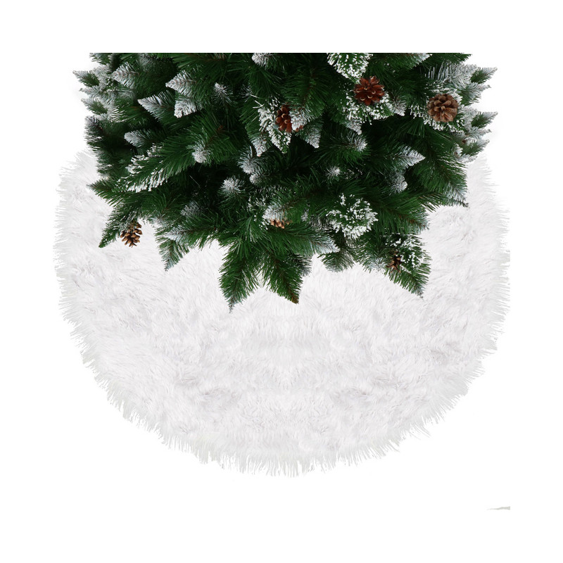 Koberec pod vánoční stromeček 142 cm, bílý Koberec pod vánoční stromeček 142 cm, bílý