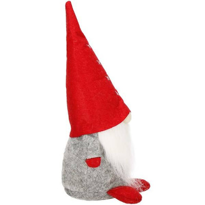 Skřítek GNOM s červenou čepicí 32 cm