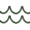 Vánoční řetěz Girlanda Premium 6m zelená zasněžená