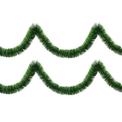 Vánoční řetěz Girlanda 6m zelená