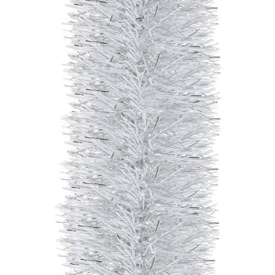 Vánoční řetěz Girlanda Premium 6m bílo-stříbrná