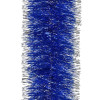 Vánoční řetěz Girlanda Premium 6m modro-stříbrná
