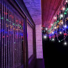 LED krápníky - 22,5m, 500LED, IP44, multicolor + záblesky