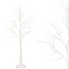 LED stromek Bříza - 150cm, 72LED, IP44, teplá bílá