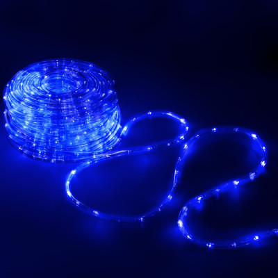LED světelná hadice - 10m, 240LED, 8 funkcí, IP44, modrá