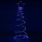 LED Vánoční stromek - 135cm, 192LED, IP44, multicolor