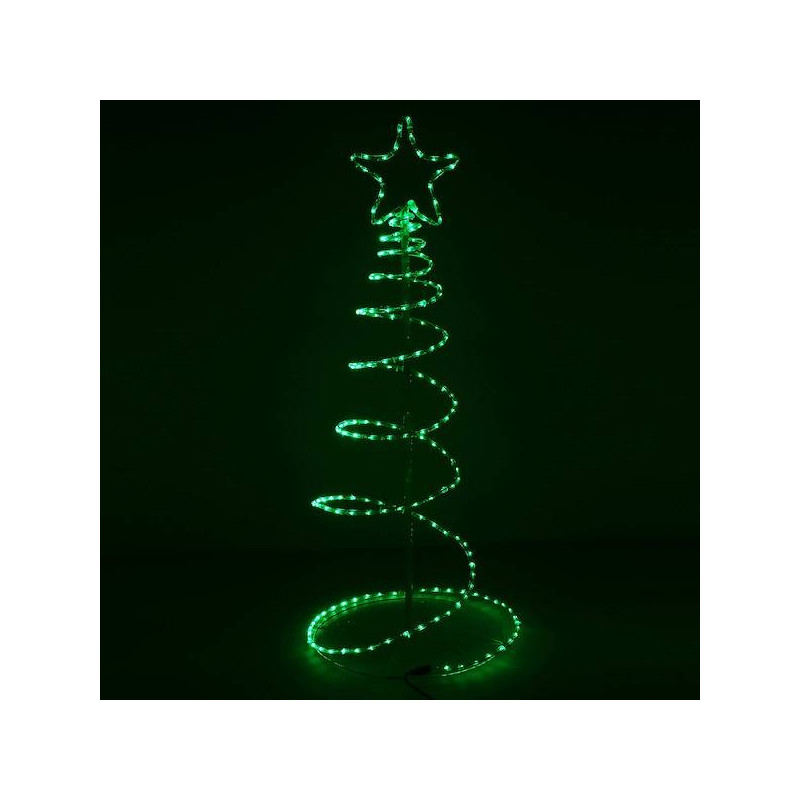 LED Vánoční stromek - 135cm, 192LED, IP44, zelená LED Vánoční stromek - 135cm, 192LED, IP44, zelená