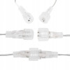 LED světelný závěs Hvězdy - 2x1,6m, 180LED, IP44, teplá bílá + záblesky