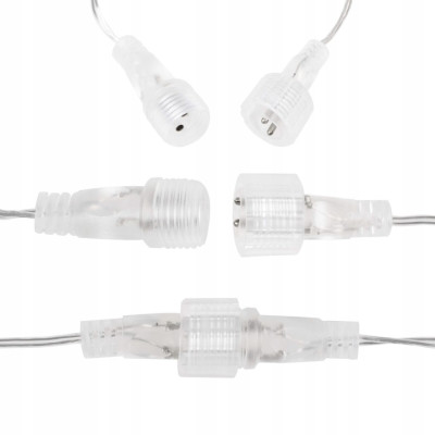 LED světelný závěs Hvězdy - 2x1,6m, 180LED, IP44, teplá bílá + záblesky