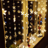 LED světelný závěs Hvězdy - 2x1,6m, 180LED, IP44, teplá bílá + záblesky