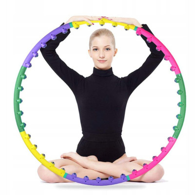 Hula Hop obruč 85 cm SPRINGOS BALLS barevná