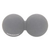 Masážní míček dvojitý 12x6 cm SPRINGOS LACROSSE šedý