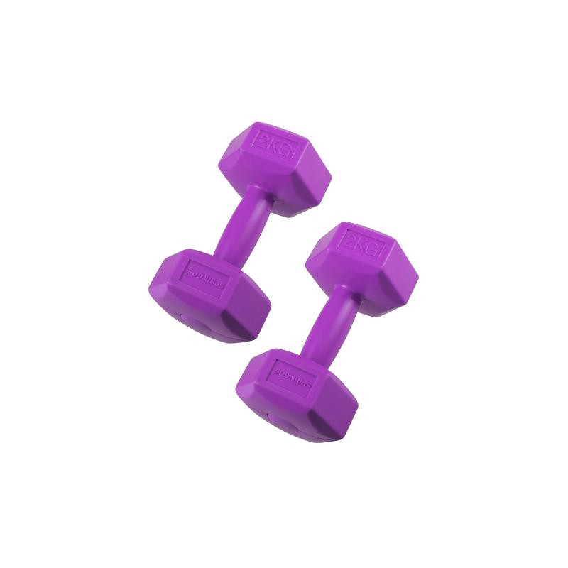 Sada činek 2x2 kg SPRINGOS HEX Sada činek 2x2 kg SPRINGOS HEX