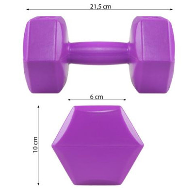 Sada činek 2x2 kg SPRINGOS HEX