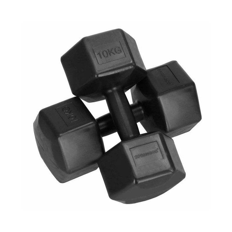 Sada činek 2x10 kg SPRINGOS HEX Sada činek 2x10 kg SPRINGOS HEX