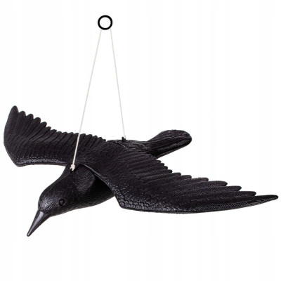 Plašič ptáků a holubů - Havran letící 57 cm, černý SPRINGOS GA0128