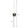 Závěs na květináč 100 cm SPRINGOS MACRAME