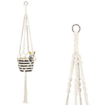 Závěs na květináč 90 cm SPRINGOS MACRAME