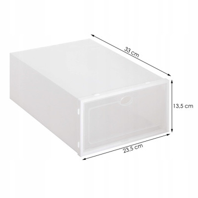 Úložný box 23x33x13 cm, průhledný SPRINGOS HA3008
