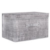 Úložný box 50x40x30  cm, šedý vzor SPRINGOS