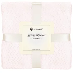 Deka 200x220 cm Springos Splendit světle růžová