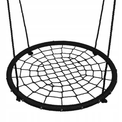 Zahradní houpačka SPRINGOS ČAPÍ HNÍZDO 100 cm černá