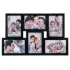 Nástěnný rámeček pro 6 fotografií ve formátu 10x15 cm. Vodorovné uchycení na zeď, snadná výměna fotografií. Velmi lehké, přesto odolné provedení, poutavý vzhled. Celkové rozměry 44x28 cm.