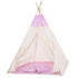 Teepee stan pro děti SPRINGOS Růžový s puntíky