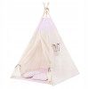 Teepee stan pro děti SPRINGOS Růžový Zigzag