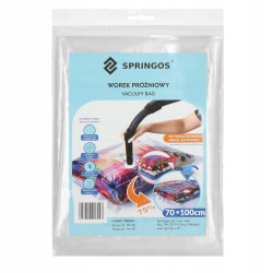 Vakuový pytel na zavěšení 70x100 cm SPRINGOS SPACE BAG